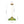 Chandelierias-Retro 1-Light Dome Ribbed Glass Saucer Pendant-Pendants-Dark Green-