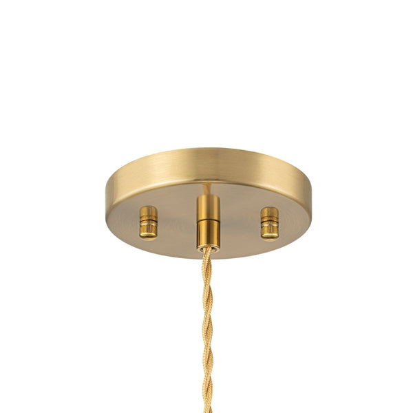 Chandelierias-Retro 1-Light Dome Ribbed Glass Saucer Pendant-Pendants-Dark Green-