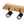 Chandelierias-Rustic 5-Light Walnut Wood Semi-Flush Track Light-Semi Flush-Pine & Black-