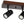 Chandelierias - Rustic 5 - Light Walnut Wood Semi - Flush Track Light - Semi Flush - Walnut & Black - 