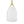 Chandelierias-Scandinavia 1-Light Barrel Glass Hanging Kitchen Pendant-Pendants-Opal White-
