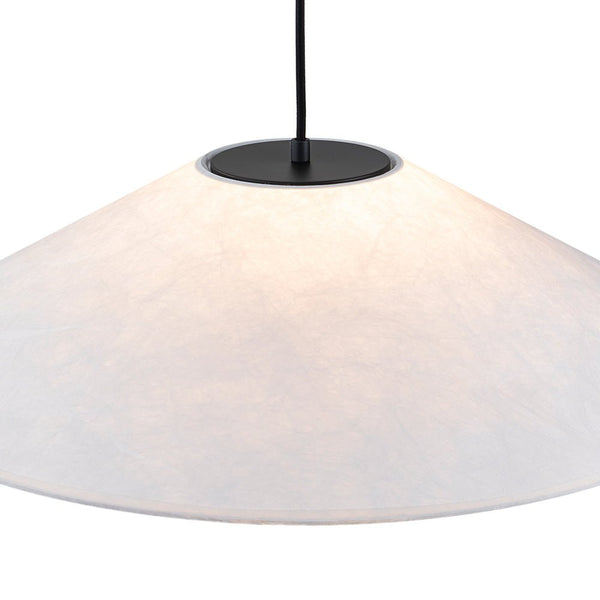 Chandelierias - Scandinavia 1 - Light Umbrella - shaped Paper Single Pendant - Pendants - Matte Black - 