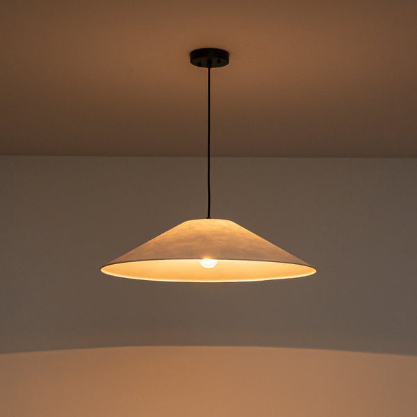 Chandelierias - Scandinavia 1 - Light Umbrella - shaped Paper Single Pendant - Pendants - Matte Black - 