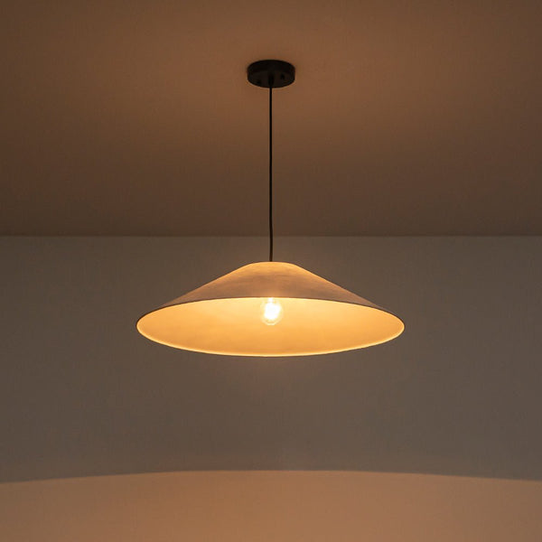 Chandelierias - Scandinavia 1 - Light Umbrella - shaped Paper Single Pendant - Pendants - Matte Black - 