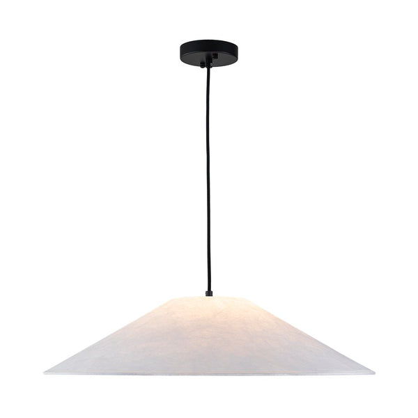 Chandelierias - Scandinavia 1 - Light Umbrella - shaped Paper Single Pendant - Pendants - Matte Black - 