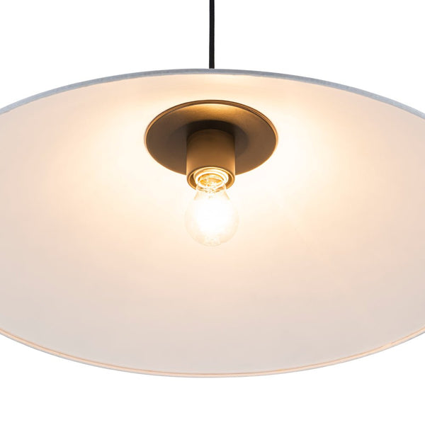 Chandelierias - Scandinavia 1 - Light Umbrella - shaped Paper Single Pendant - Pendants - Matte Black - 