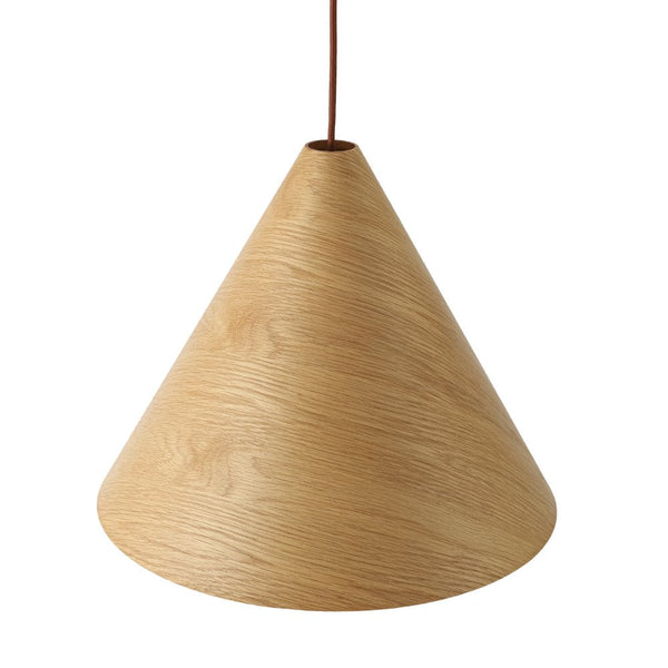 Chandelierias - Scandinavian 1 - Light Cone Wood Single Pendant - Chandeliers - Chocolate - 