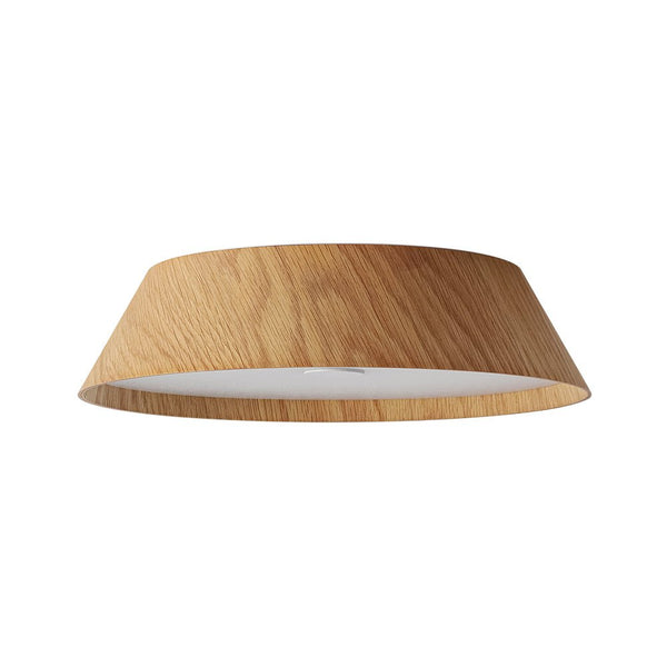 Chandelierias - Scandinavian Conical Cake - Shaped Wood Dimmable LED Flush Mount - Flush Mount - Dark Walnut - 