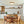 Chandelierias-Scandinavian Round Wood Dimmable LED Flush Mount-Flush Mount-Walnut-15.7 in
