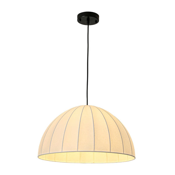 Chandelierias - Scandinavian Single - Light Silk Domed Pendant - Pendants - 19.7 in - 