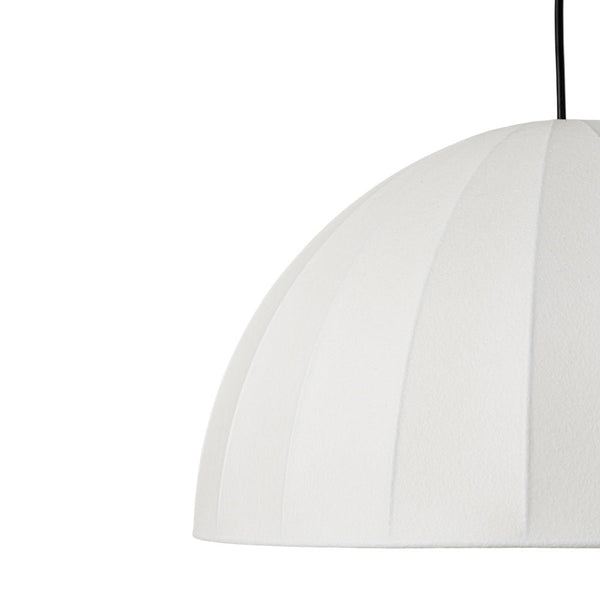 Chandelierias - Scandinavian Single - Light Silk Domed Pendant - Pendants - 19.7 in - 