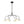 Chandelierias - Sculptural 6 - Light Metal Modern Linear Chandelier - Chandelier - Black - 