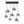 Chandelierias-Sculptural 7-Light Multi-globe Ombre Mirror Glass Linear Chandelier-Chandeliers-Black-
