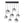 Chandelierias-Sculptural 7-Light Multi-globe Ombre Mirror Glass Linear Chandelier-Chandeliers-Black-