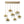 Chandelierias-Sculptural 7-Light Multi-globe Ombre Mirror Glass Linear Chandelier-Chandeliers-Gold-