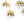 Chandelierias-Sculptural 7-Light Multi-globe Ombre Mirror Glass Linear Chandelier-Chandeliers-Gold-