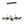 Chandelierias-Sculptural 8-Light Staggered Gradient Glass Island Chandelier-Chandeliers-Black-