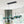 Chandelierias-Sculptural 8-Light Staggered Gradient Glass Island Chandelier-Chandeliers-Black-Green Gradient