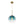 Chandelierias-Sculptural Gradient Tinted Glass Globe Single Pendant-Pendants-Emerald Green-