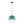 Chandelierias-Sculptural Gradient Tinted Glass Globe Single Pendant-Pendants-Emerald Green-