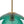 Chandelierias-Sculptural Gradient Tinted Glass Globe Single Pendant-Pendants-Emerald Green-