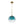 Chandelierias-Sculptural Gradient Tinted Glass Globe Single Pendant-Pendants-Emerald Green-