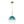 Chandelierias-Sculptural Gradient Tinted Glass Globe Single Pendant-Pendants-Emerald Green-