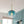 Chandelierias-Sculptural Gradient Tinted Glass Globe Single Pendant-Pendants-Teal Blue-