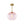 Chandelierias-Sculptural Solid Colored Glass Globe Single Pendant-Pendants-Soft Pink-