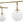 Chandelierias - Sleek Modern Linear 3 - Light Milk Glass Drape Chandelier - Chandeliers - Brass - 