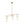 Chandelierias - Sleek Modern Linear 3 - Light Milk Glass Drape Chandelier - Chandeliers - Brass - 