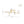 Chandelierias-Sputnik Brass Fluted Glass Bubble Linear Semi-flush Mount-Flush Mount-Brass-