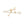 Chandelierias-Sputnik Brass Fluted Glass Bubble Linear Semi-flush Mount-Flush Mount-Brass-