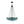 Chandelierias - Statement Cluster 3 - Light Gradient Colored Glass Chandelier - Chandelier - Sky - blue - 