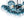 Chandelierias - Statement Cluster 3 - Light Gradient Colored Glass Chandelier - Chandelier - Sky - blue - 