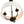 Chandelierias - Traditional 3 - Light Candle - style Fabric Drum Pendant - Pendant - Matte Black - 