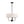 Chandelierias - Traditional 3 - Light Candle - style Fabric Drum Pendant - Pendant - Matte Black - 