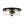 Chandelierias-Transitional 2-Light Hand hammered Glass Drum Flush Mount-Flush Mount-Matte Black-