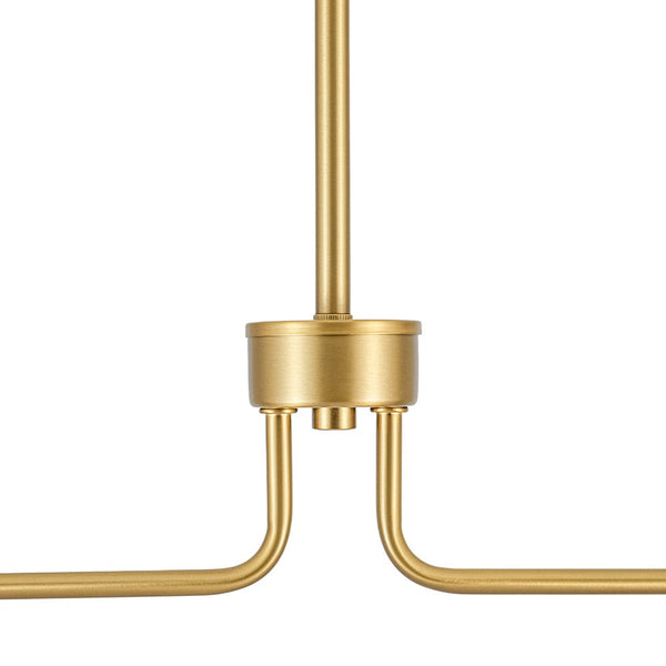 Chandelierias - Ultra Modern Dimmable LED Geometric Drum Pendant - Pendants - Blue & Brass - 