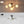 Chandelierias-Unique 5-Light Milk Glass Sputnik Semi-Flush Mount-Semi Flush-Black & Brass-