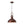 Chandelierias-Vintage 1-Light Rusted Metal Rolled Barn Pendant-Pendants-2-Pack-