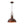 Chandelierias-Vintage 1-Light Rusted Metal Rolled Barn Pendant-Pendants-2-Pack-