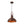 Chandelierias-Vintage 1-Light Rusted Metal Rolled Barn Pendant-Pendants-2-Pack-