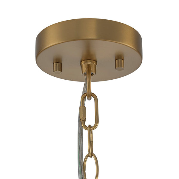 Chandelierias - Vintage 3 - Light Geometric Lantern Pendant - Pendants - Brass - 