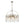 Chandelierias-Vintage 6-Light Crystal Water Drop Chandelier-Chandeliers--