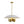 Chandelierias - Vintage Style 4 - Light Dome Pendant with Quartet Bell Shade - Pendant - Bushed Brass - 
