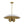 Chandelierias - Vintage Style 4 - Light Dome Pendant with Quartet Bell Shade - Pendant - Bushed Brass - 