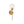 Chandelierias-Water Clear Single Globe Glass 1-Light Wall Torch Sconce-Wall Light-Brass-