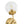 Chandelierias-Water Clear Single Globe Glass 1-Light Wall Torch Sconce-Wall Light-Brass-
