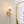 Chandelierias-Water Clear Single Globe Glass 1-Light Wall Torch Sconce-Wall Light-Brass-